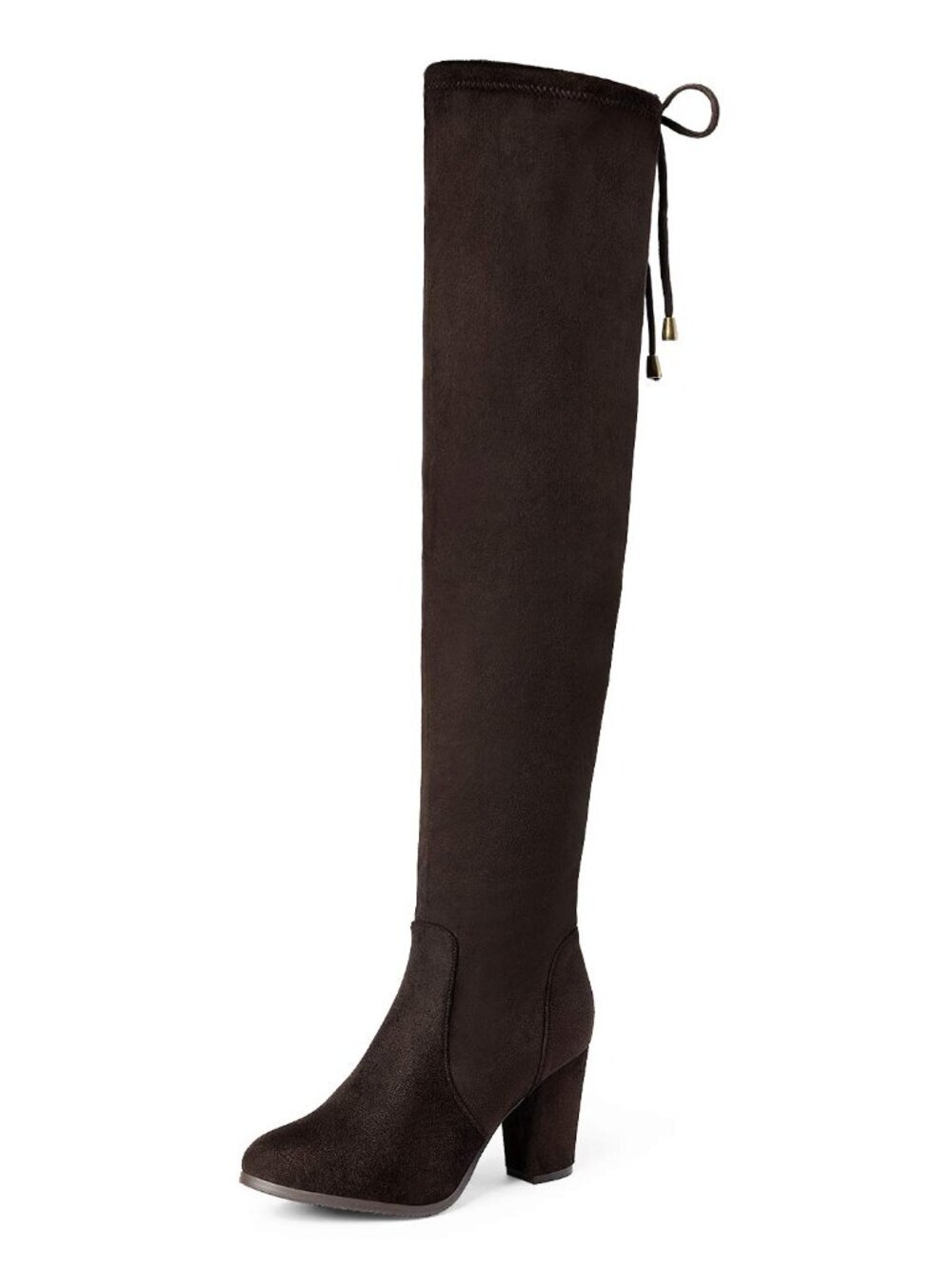 🆕 Women's Thigh High Over The Knee Boots with Chunky Block Heel